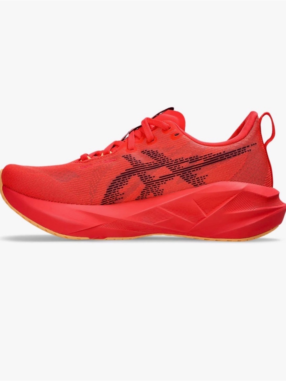 ASICS Novablast 5 Women's Running Shoes in Flash Red/Edo Purple - Size 7 (US) - Picture 13 of 13